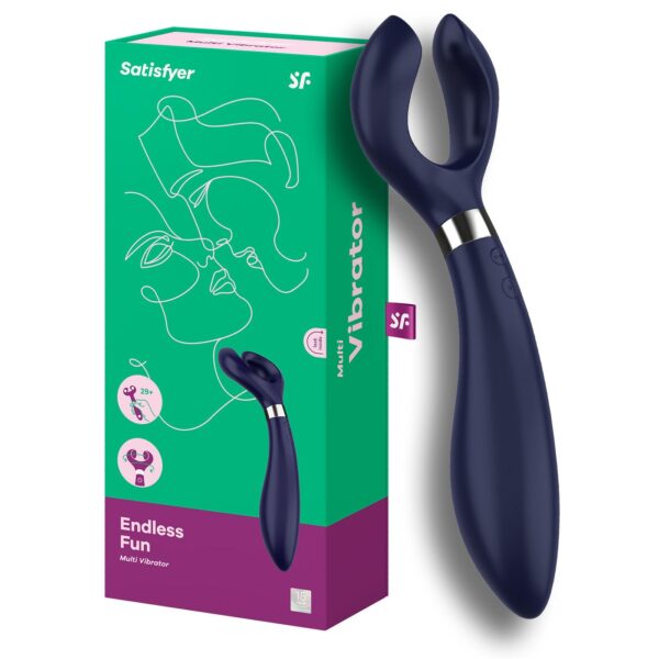 Багатофункціональний вібратор Satisfyer Endless Fun Multi, синій