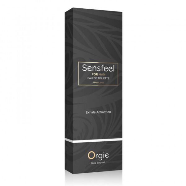 Чоловіча туалетна вода Orgie SENSFEEL + афродизіак, ефективна феромон-технологія, 10 мл