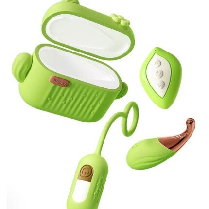 Міні-вібратори в зарядному кейсі Blush Play with Me з пультом, зелені