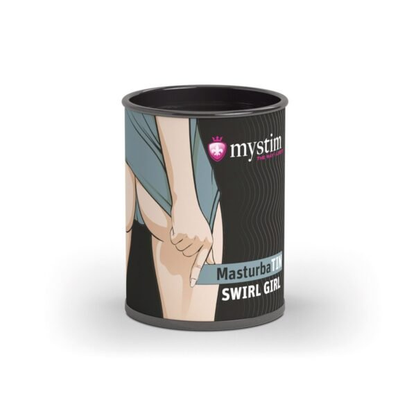 МініМаструбатор  чоловічий Mystim MasturbaTIN Swirl Girl Waves