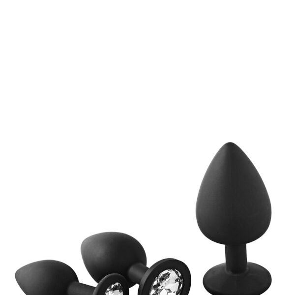 Набір анальних пробок Dream Toys Fantasstic White Stone