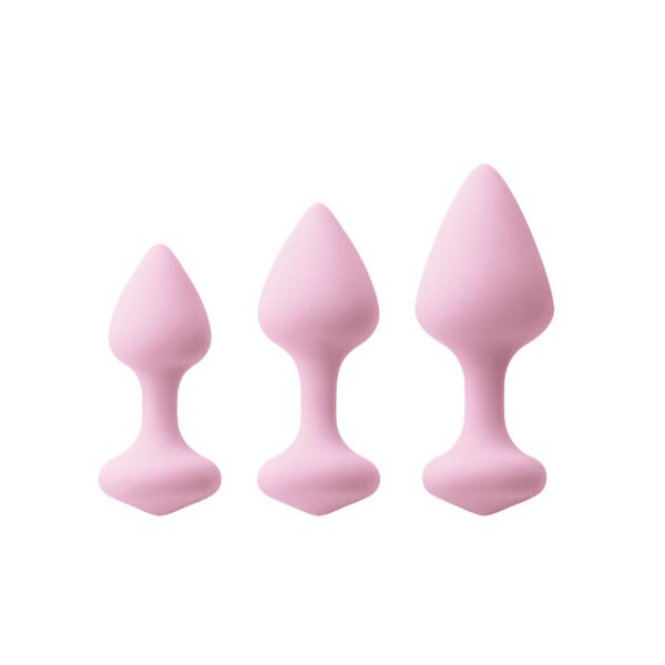 Набір анальних пробок NS Novelties INYA TRIPLE KISS TRAINER KIT PINK