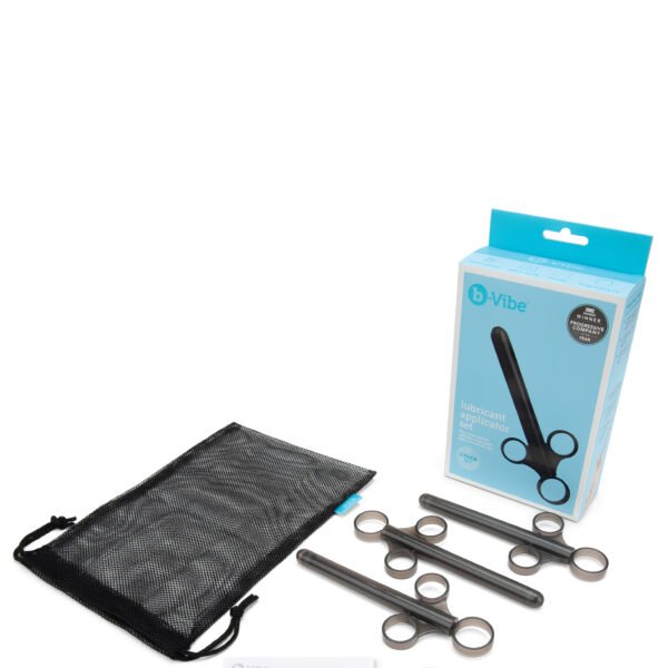 Набір аплікаторів для змащення B-Vibe, чорні, 3 шт.