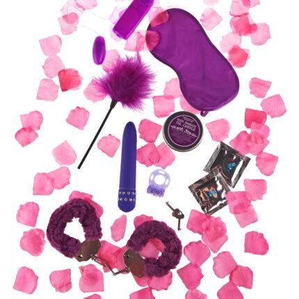 Набір БДСМ секс іграшок Toy Joy Super Sex Bomb, 9 предметів, фіолетовий