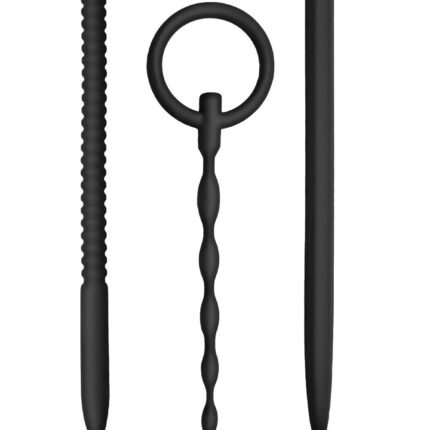 Набір чорних уретральних катетерів NMC Knot Knot із силікону