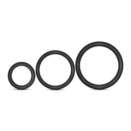 Набір ерекційних кілець Blush Performance VS4 чорний