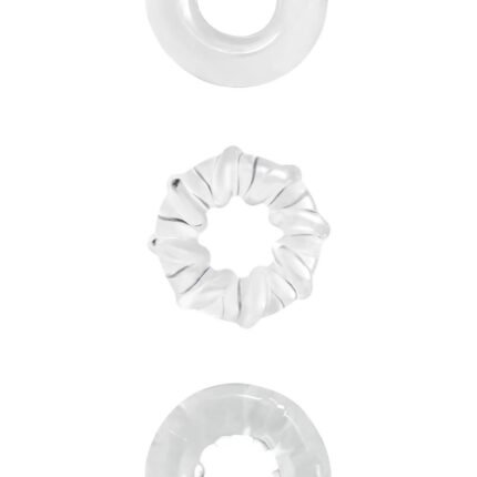 Набір ерекційних кілець NS Novelties Renegade прозорі