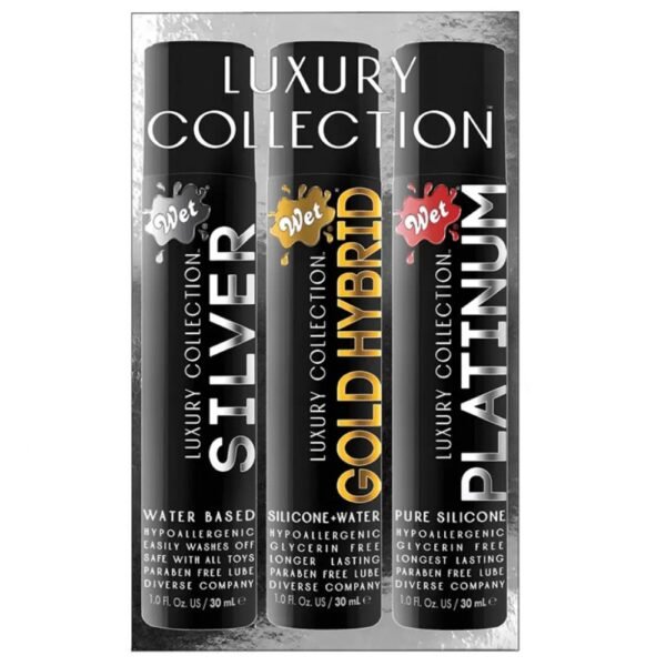 Набір лубрикантів Wet LUXURY 3 PACK, 3 шт