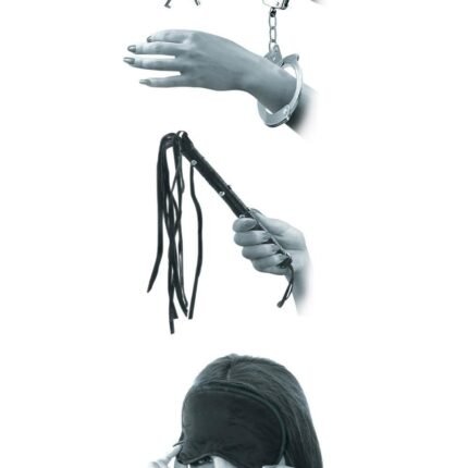 Набір Pipedream Fetish Fantasy Limited Edition Lovers Fantasy Kit маска та флогер, чорний