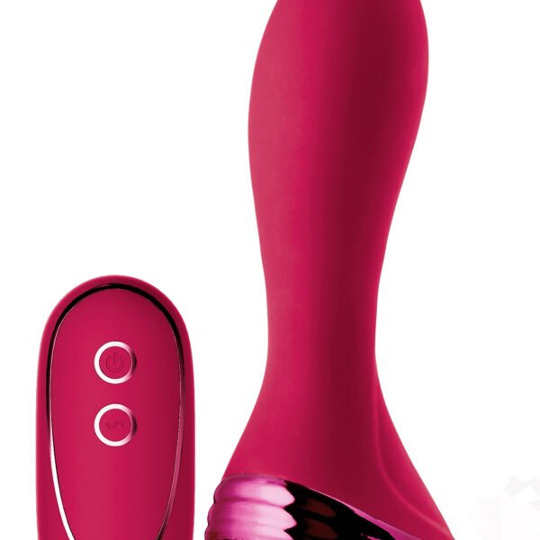 Надувний анальний затор із вібрацією Dream Toys SPARKLING INFLATABLE ISABELLA