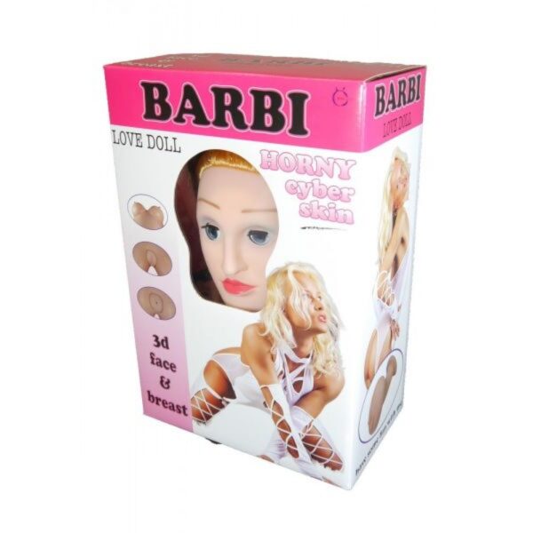 Надувна лялька "BARBI-3D" із вставкою з кібершкіри та вібростимуляцією