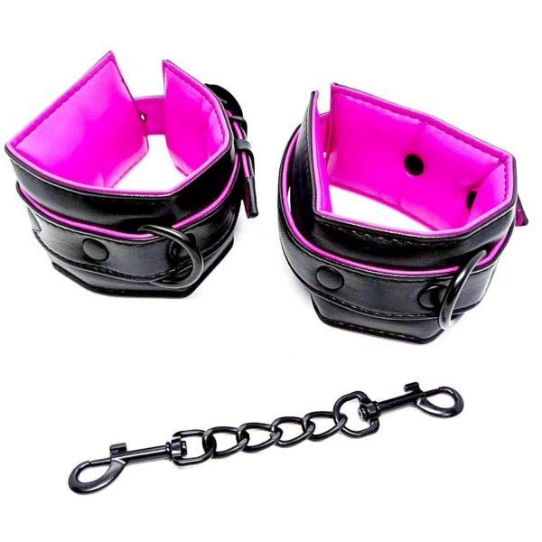 Наручники DS Fetish Handcuffs black-pink