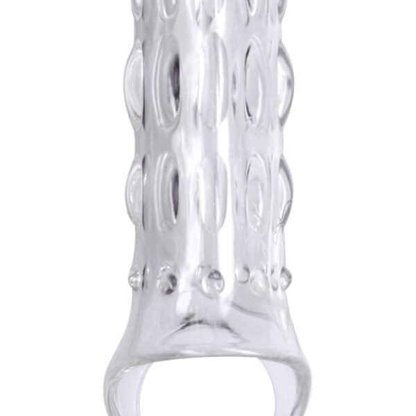 Насадка на пеніс, ребриста з відкритою головкою NS Novelties Renegade Power Cage, прозорий