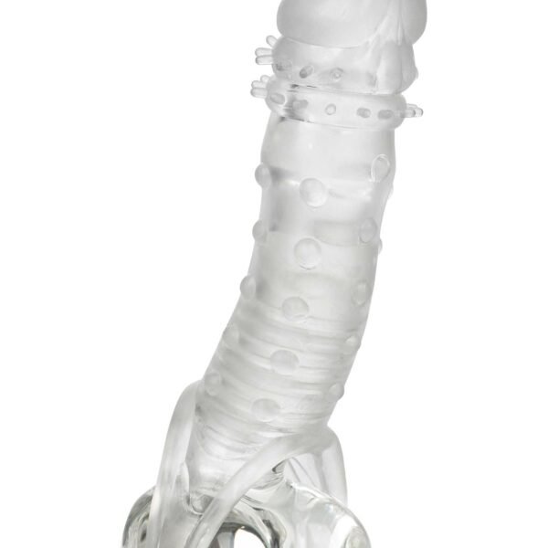 Насадка на пеніс, що подовжує +5 см Ultimate Stud Extender рельєфна, 16 x 4. 5 см