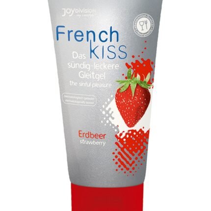Оральный лубрикант Joy Division FrenchKiss Strawberry со вкусом клубники, 75 мл