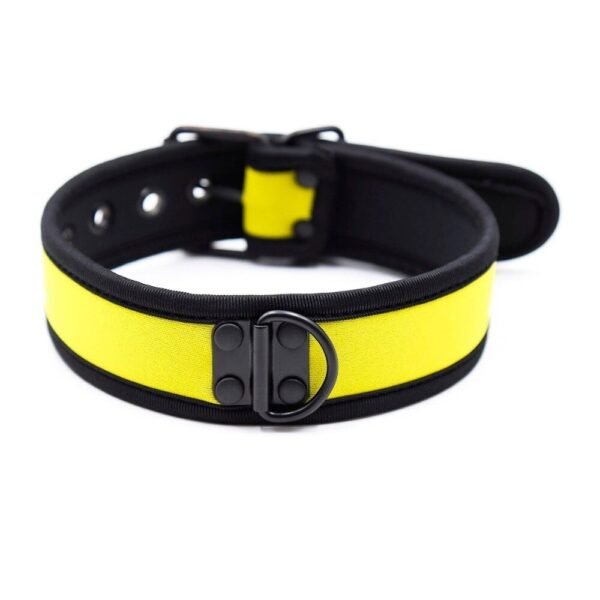 Нашийник з неопрену DS Fetish Collar neoprene yellow