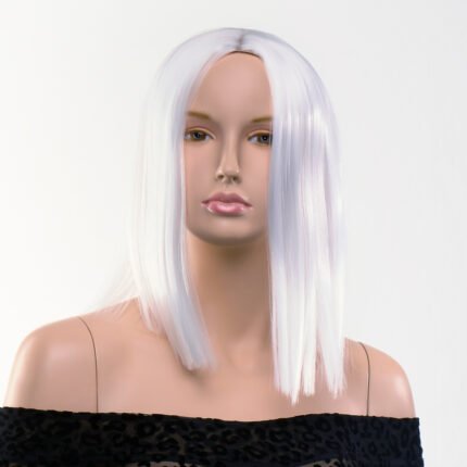 Перука боб каре Fetish Hair білий, 30 см