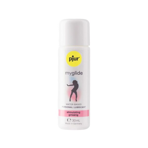 Збуджувальна змазка на водній основі pjur my glide 30 мл, з женьшенем, зігріває