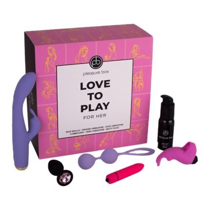 Подарунковий набір для пари Dreamtoys Love To Play For Her 6 предметів, рожевий