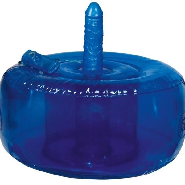 Надувна подушка для сексу You2Toys, з вбудованим вібратором, синій