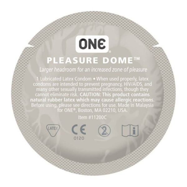 Набір латексних презервативів One Pleasure Dome із розширеною головкою (ціна за 5 шт. )
