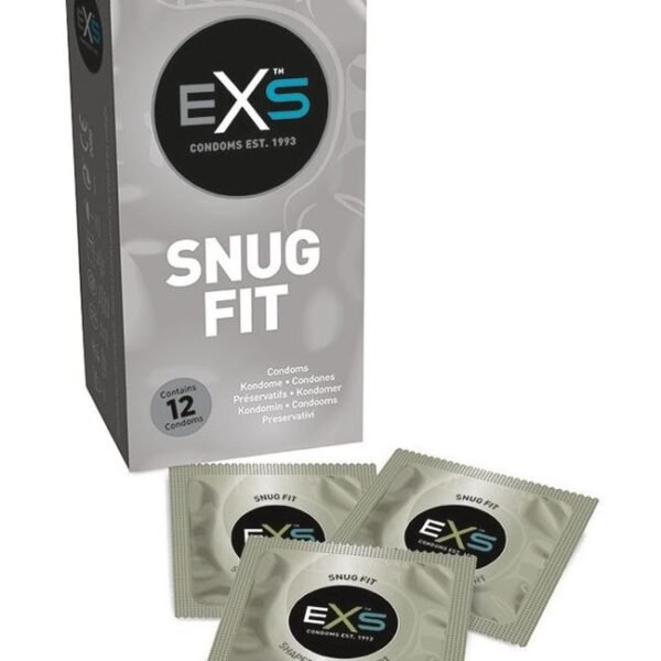 Презервативи EXS SNUG FIT щільно прилеглі, веганські (ціна за пачку, 12 шт. )