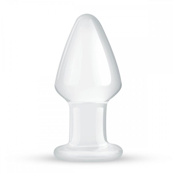 Пробка скло прозора Gildo Glass buttplug No. 25