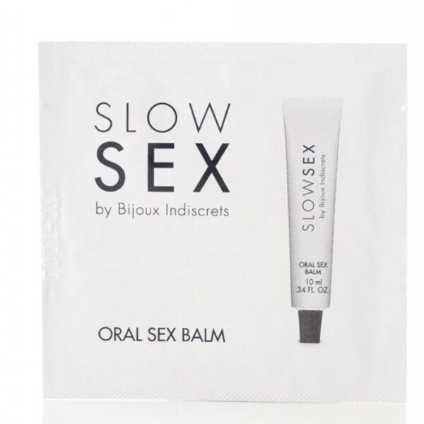 ПРОБНИК Бальзам для орального сексу на водній основі ORAL SEX BALM Slow Bijoux