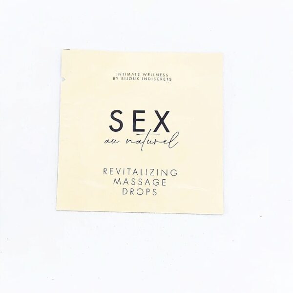 Пробник Revitalizing Intimate Massage Drops- Sex Au Naturel 1мл
