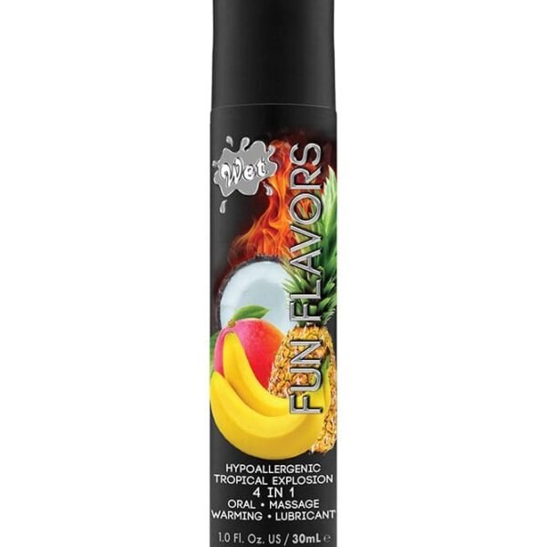 Розігріваючий лубрикант Wet Fun Flavors Tropical Fruit Explosion (мультифрукт) 30 мл