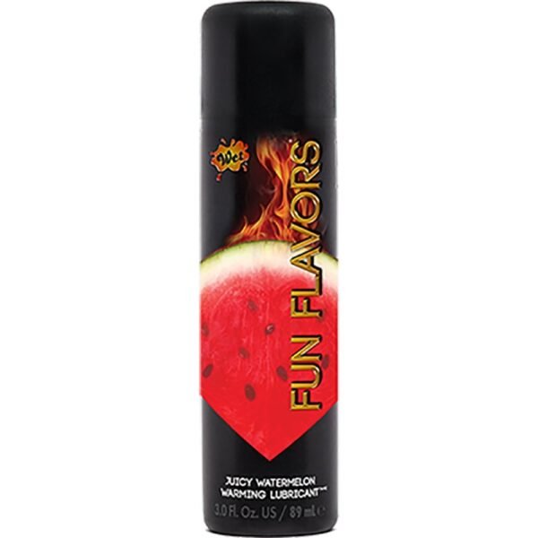 Розігріваючий їстівний лубрикант 4 в 1 Wet Fun Flavors кавун 89 мл