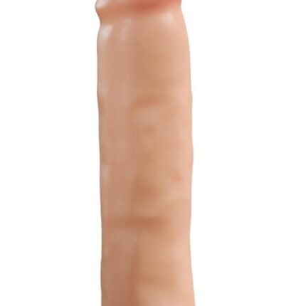Реалістична подовжуюча насадка на пеніс Blush Performance Plus подвійний щільності, бежева