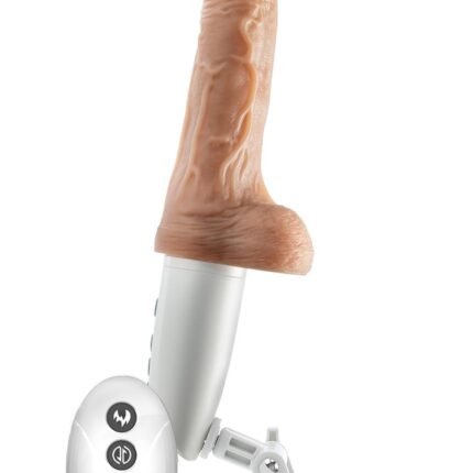 Вібратор на підставці Blush Dr.  Skin Dr.  Hammer з фрикціями та функцією нагрівання, з пультом