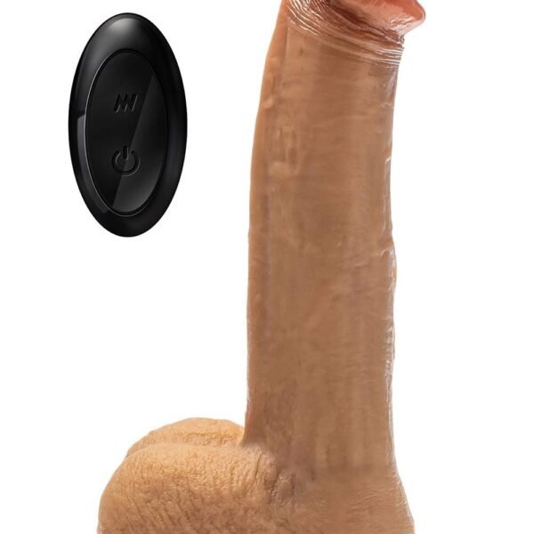 Реалістичний вібратор із мошонкою Blush Dr.  Skin Dr.  Phillips на пульті керування