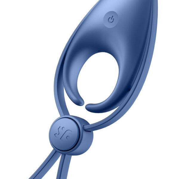 Регульоване кільце ерекційне Satisfyer Sniper з вібрацією, синє