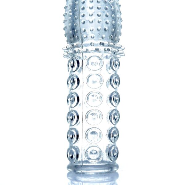 Рельєфна насадка Penis Sleeve CLEAR
