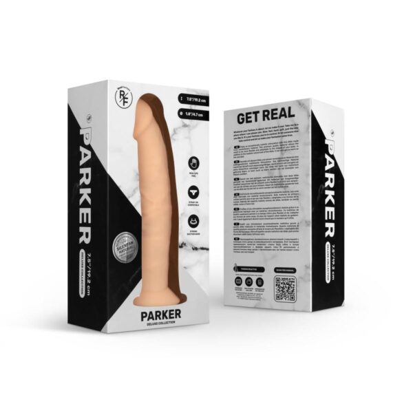 Фалоімітатор реалістичний, на присосці, Real Fantasy Deluxe - Parker , 18 см