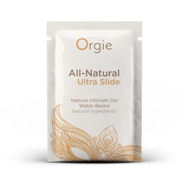 САШЕ/Лубрикант на водній основі ультраковзний Orgie ALL-NATURAL Ultra Slide, 2 мл