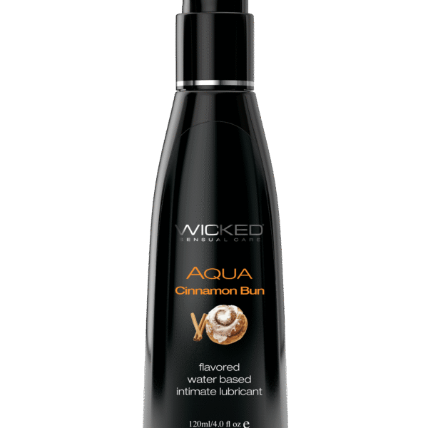 Їстівний лубрикант Wicked Aqua Cinnamon Bun зі смаком булочки з корицею, 120 мл