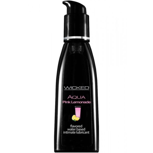 Їстівний лубрикант Wicked Aqua Pink Lemonade зі смаком лимонаду, 120 мл