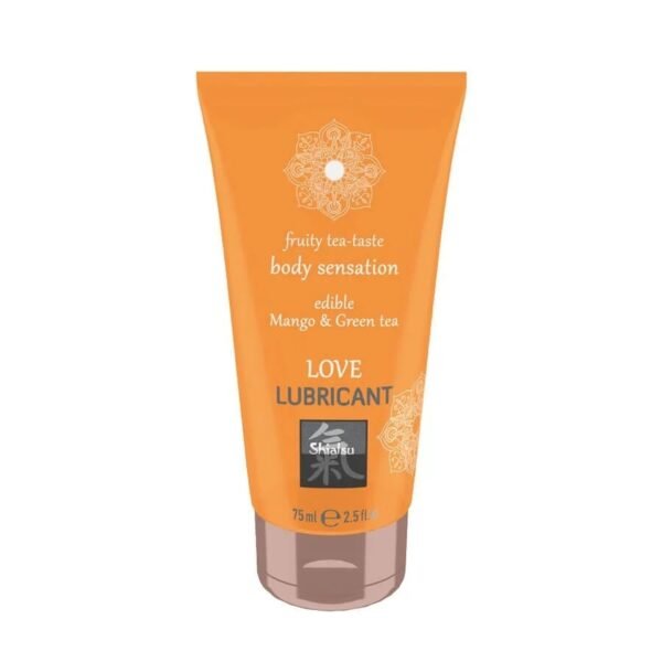 Їстівний лубрикант SHIATSU Love Манго і зелений Чай, 75 мл