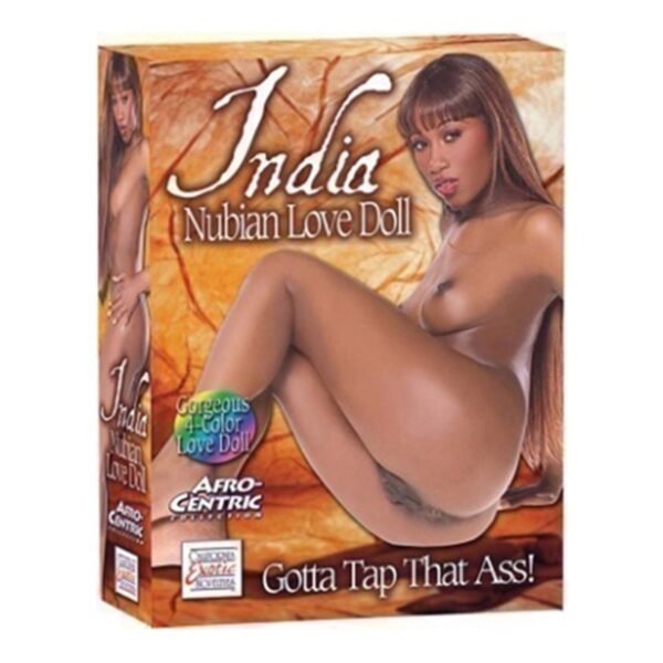Секс лялька надувна з трьома отворами CalExotic India Nubian Love Doll, коричневий