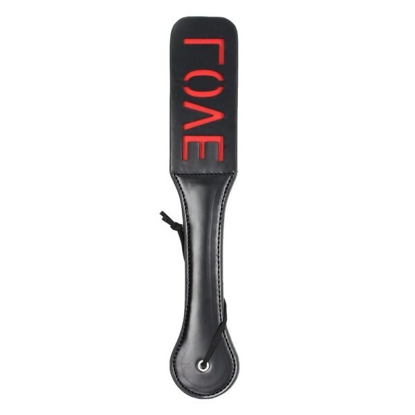 Шльопавка чорна овальна з написом LOVE PADDLE 31,5см