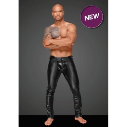 Штани чоловічі з декоративними складками з вініл H051 від Noir Handmade XL