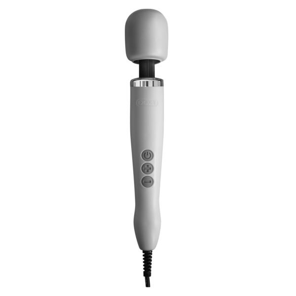 Вібромасажер DOXY Original White, дуже потужний, живлення 220В, пульсівні вібрації