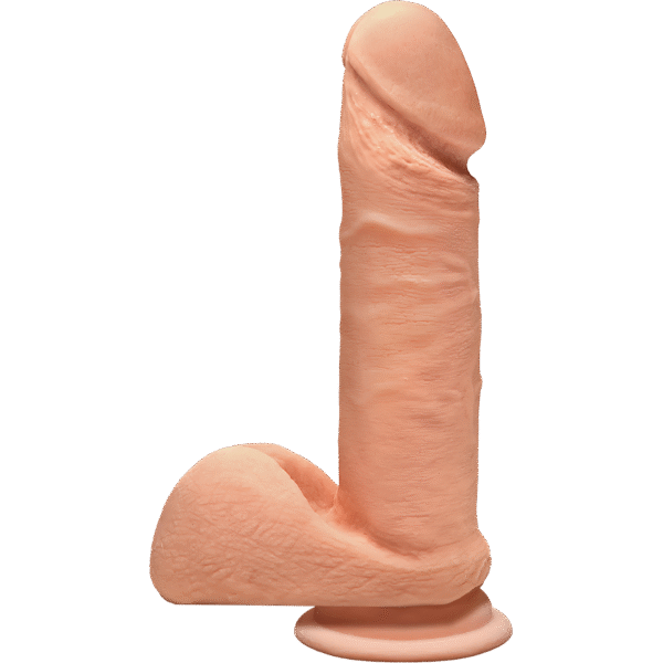 Фалоімітатор Doc Johnson The D - Perfect D - 7 Inch With Balls - ULTRASKYN, діаметр 4,5 см