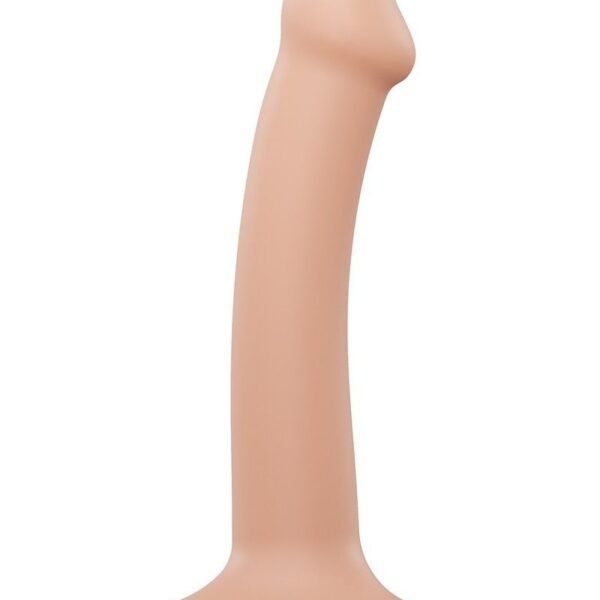 Насадка для страпону Strap-On-Me Dual Density Dildo Flesh S, діаметр 2,7 см, двошарова, гнучкий