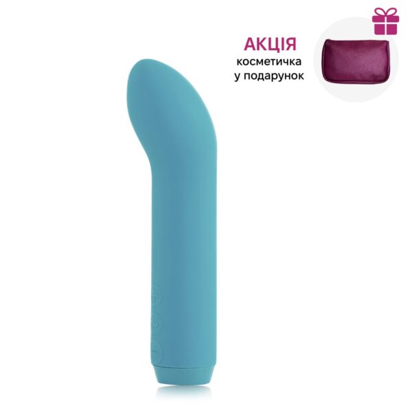Преміум вібратор Je Joue - G-Spot Bullet Vibrator Teal з глибокою вібрацією + подарунок косметичка