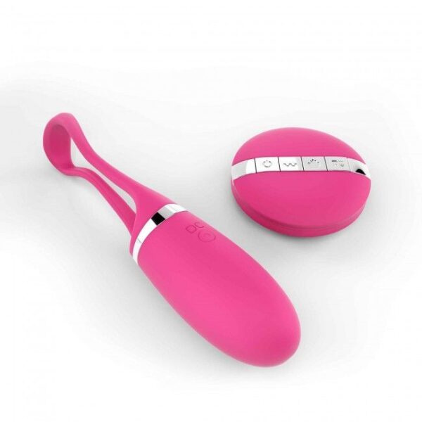 Віброяйце Dorcel Secret Delight Magenta з пультом ДК, з турборежимом і голосовим керуванням