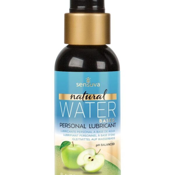 Змазка на водній основі Sensuva Natural Water-Based Apple Candy (57мл) без гліцерину та парабенів